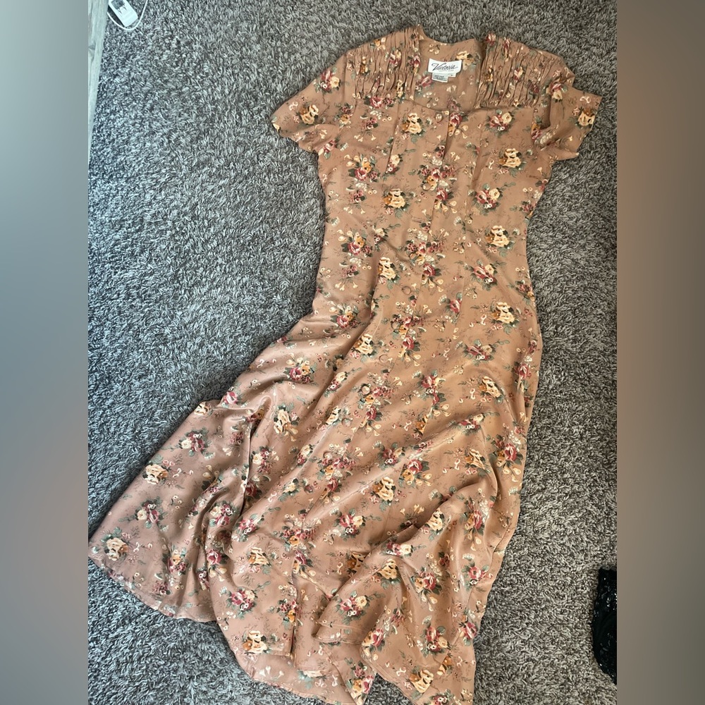 Vintage 100% Silk dress